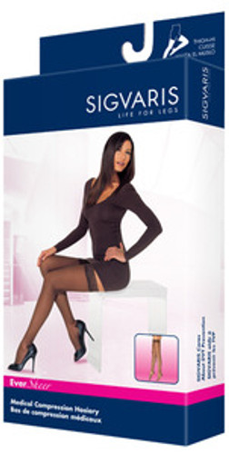 Sigvaris 780 EverSheer 15-20 mmHg Women's Closed Toe Thigh Highs -781N