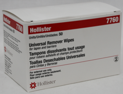 Hollister 7760 Adh Rem Wipe 50ct