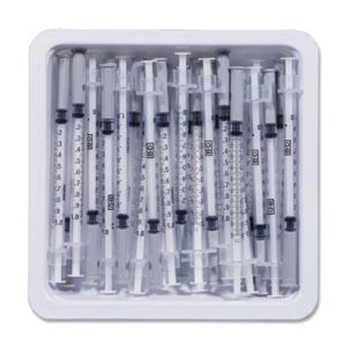 BD Allergist Tray Syringe & Needle
