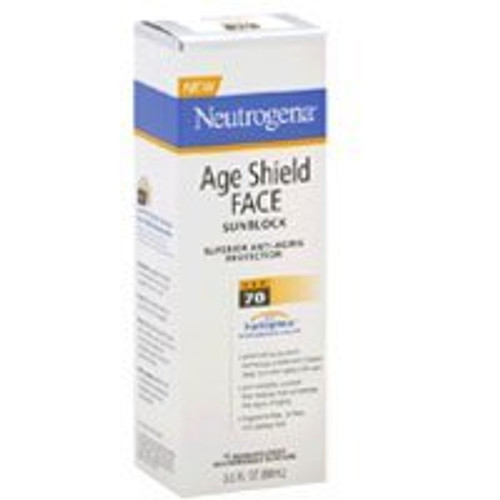 Neutrogena Age Shield Face Sunblock Spf 70 - 3 oz