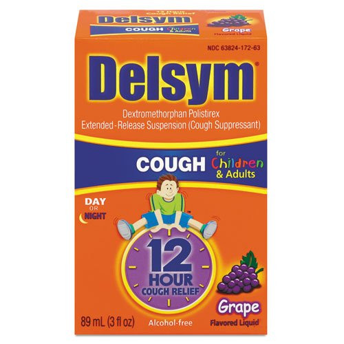 DELSYM 12HR COUGH GRAPE 3OZ