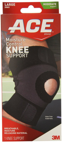 ACE KNEE SUPPORT MOIST CONTROL LARGE