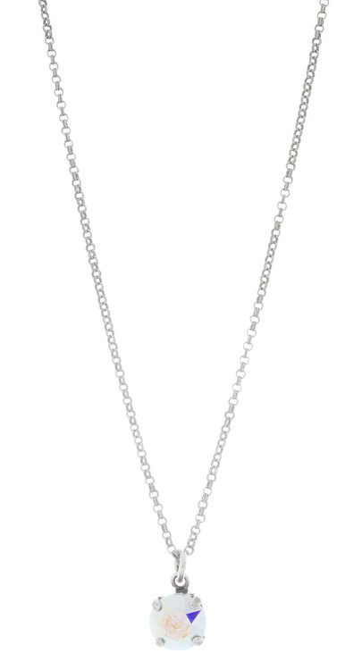 Children's 8mm Single Drop Necklace Silver