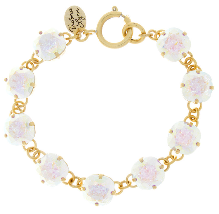Children's 10mm Square Bracelet Gold