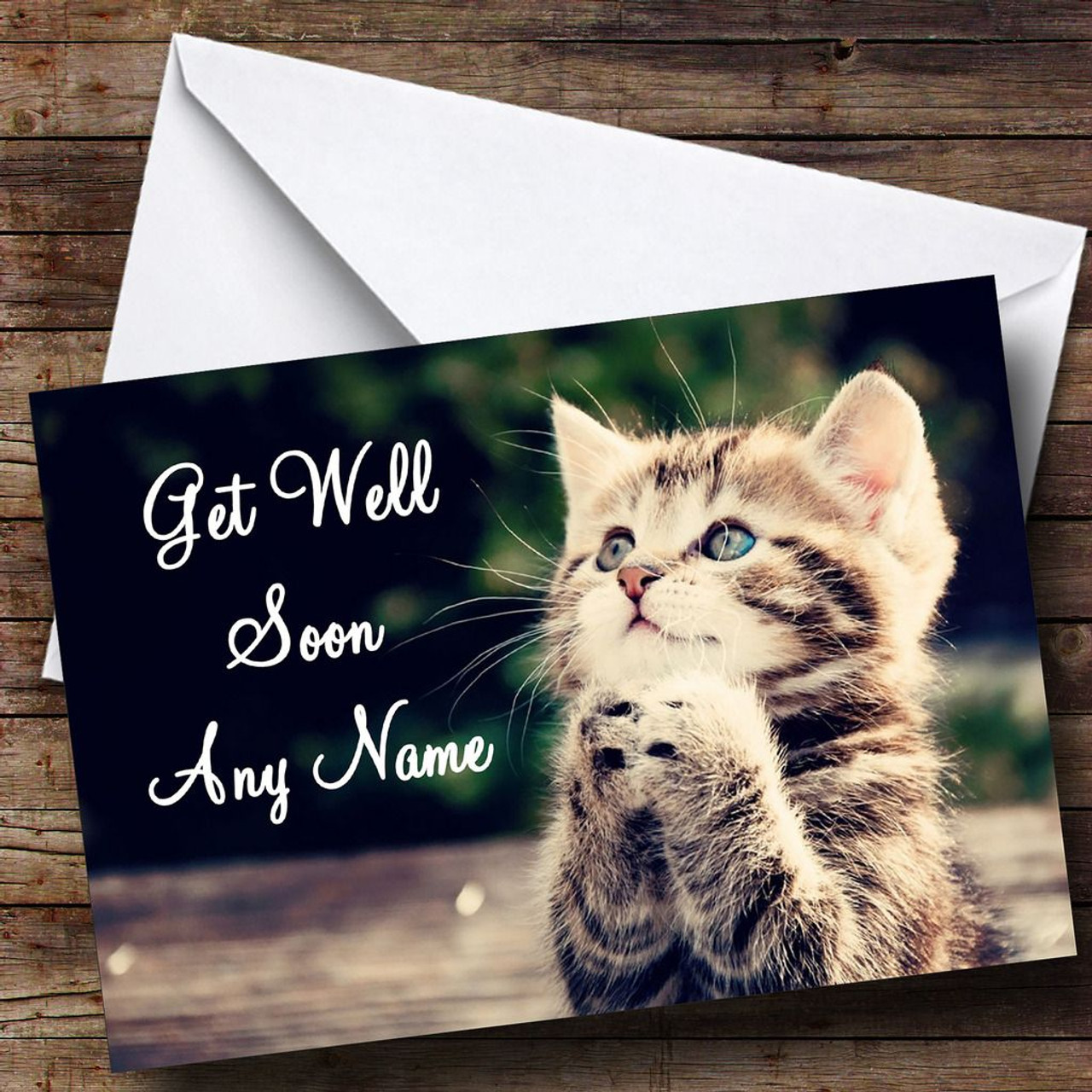 Cute Kitten Personalised Get Well Soon Card The Card Zoo cute-kitten-personalised-get-well-soon-card-the-card-zoo