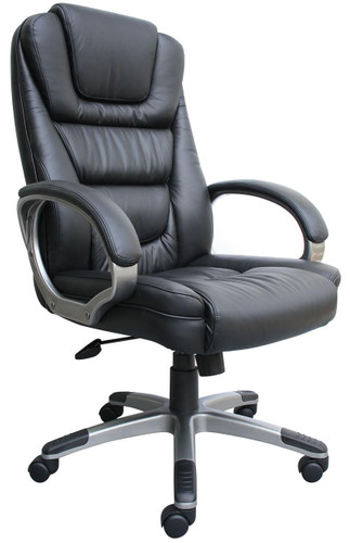 BOSS Furniture "NTR" EXECUTIVE LEATHER CHAIR,TU618 ARM