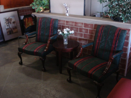 RECEPTION SEATING CLUB CHAIRS HIGH BACK WING