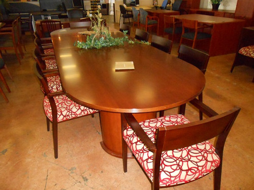 12ft Racetrack Conference Table