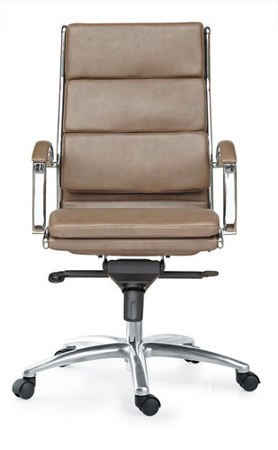 Livello High Back Latte Executive Leather Chair