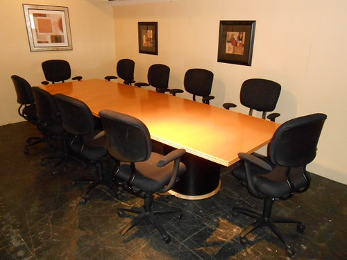 10 ft. Maple Wood Conference Table KNOLL