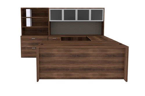 Cherryman Amber U-Desk Configuration