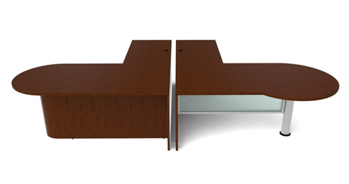Cherryman Jade Bullet Shape L-Desk (Left & Right)