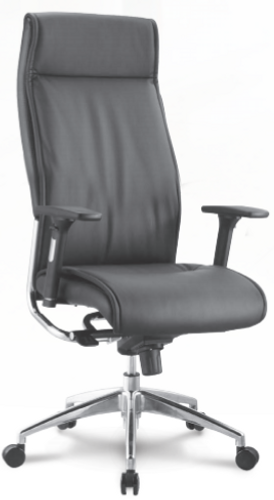 Alto Executive Series Leather High Back Adjustable Armrest