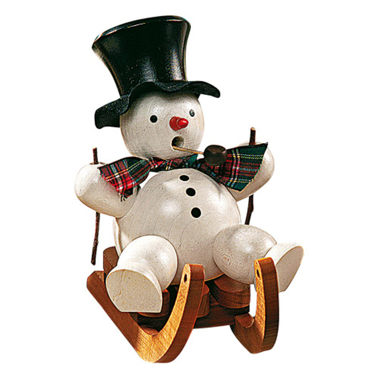 Snowman on Sled