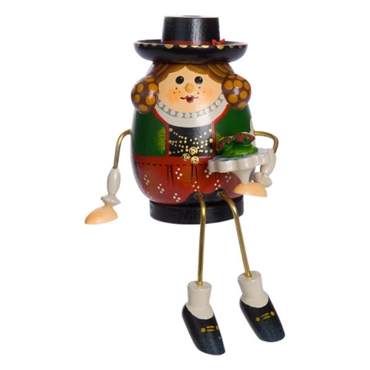 Sitting Bavarian Girl