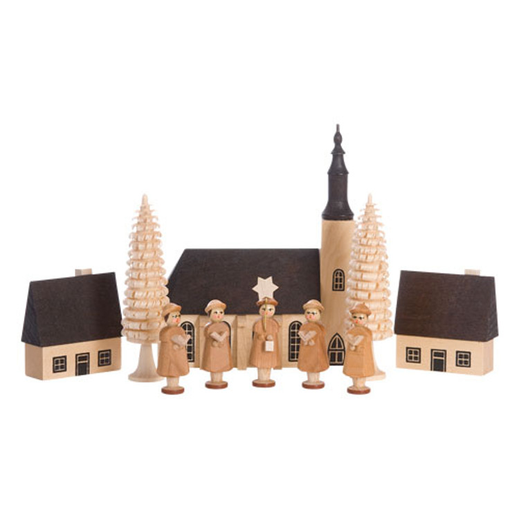 Erzgebirge Christmas Carolers Natural