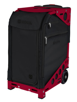 Zuca Professional Wheelie Case for Stenograph in Black - New Candy Red Frame Zuca Professional Wheelie Case for Stenograph in Black - New Candy Red Frame