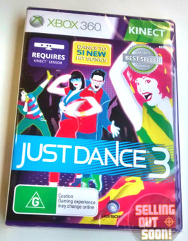 Just Dance 3 (Xbox 360) KINECT Australian Version Just Dance 3 (Xbox 360) KINECT Australian Version