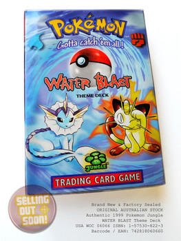 Pokemon Jungle Theme Deck WATER BLAST (circa 1999) Pokemon Jungle Theme Deck WATER BLAST (circa 1999)