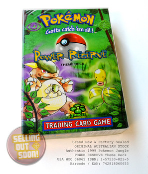 Pokemon Jungle Theme Deck POWER RESERVE (circa 1999) Pokemon Jungle Theme Deck POWER RESERVE (circa 1999)