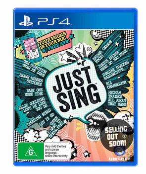 Just Sing (PS4) Game Australian Version Just Sing (PS4) Game Australian Version