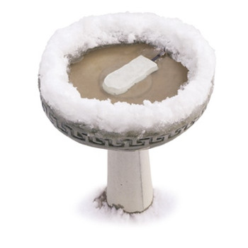 Super Ice Eliminator Bird Bath Deicer 80 watts 6.5" x 3.25" x 1" Super Ice Eliminator Bird Bath Deicer 80 watts 6.5" x 3.25" x 1"