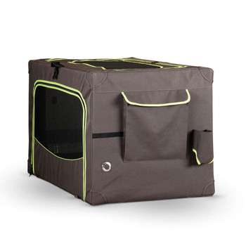 CLASSY GO SOFT CRATE LARGE BROWN/LIME GREEN 24" x 36" CLASSY GO SOFT CRATE LARGE BROWN/LIME GREEN 24" x 36"