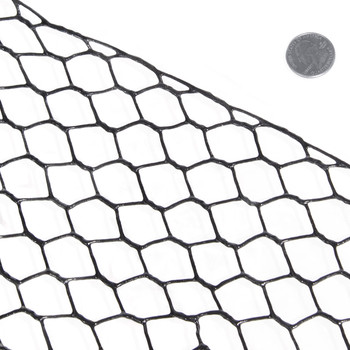 19 Gauge Black Vinyl Coated Hot Dip Galvanized Hex / Poultry Netting Mesh 3/4" 19 Gauge Black Vinyl Coated Hot Dip Galvanized Hex / Poultry Netting Mesh 3/4"