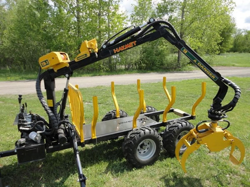 9' Log Forwarding Trailer - Fully Equipped