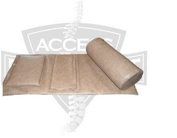 Spinalator Table Head Pillow, Leg Bolster, Sail Cloth & Top Pad Kit 4 Pieces Spinalator Table Head Pillow, Leg Bolster, Sail Cloth & Top Pad Kit 4 Pieces