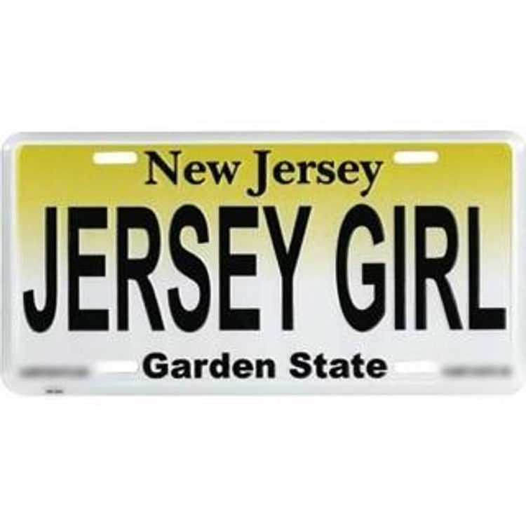 Jersey Girl Standard Car Size License Plate