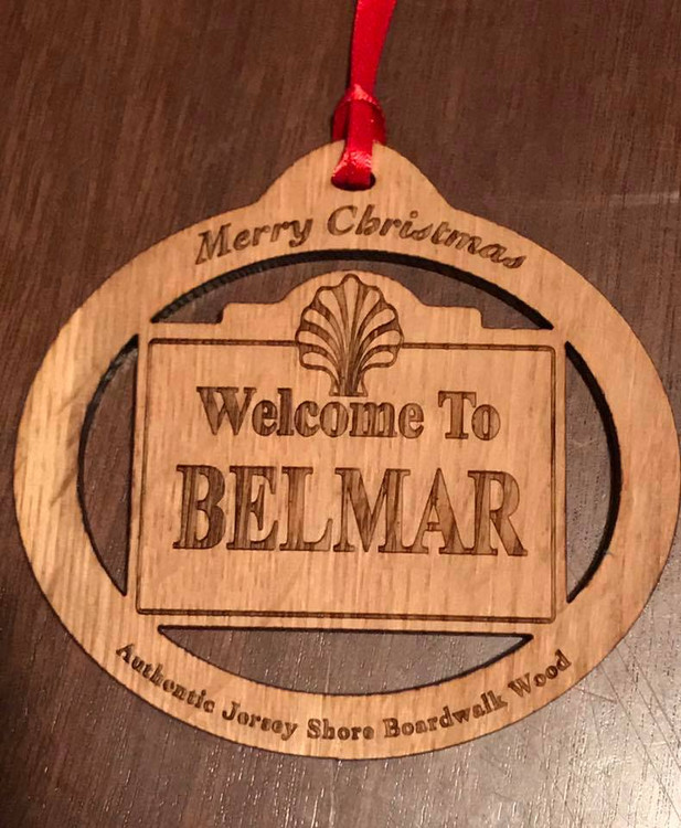 Welcome To Belmar Ornament