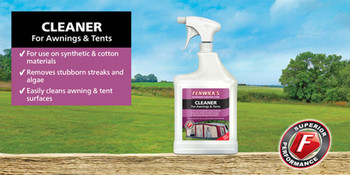 Fenwicks Cleaner for Awnings & Tents - Use on colour fast fabric Fenwicks Cleaner for Awnings & Tents - Use on colour fast fabric