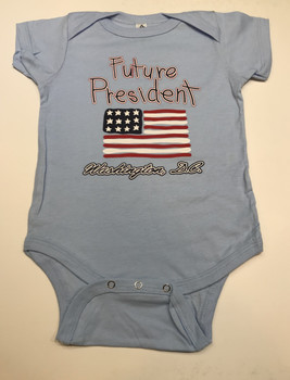 Baby Onesie " Future President" Washington DC Baby Onesie " Future President" Washington DC