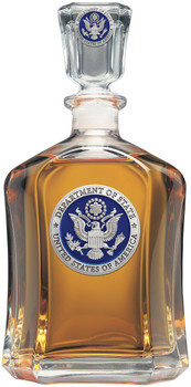Department of State Capitol DECANTER CHEST SET Department of State Capitol DECANTER CHEST SET