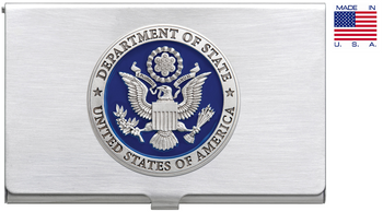 Department of State Pewter BUSINESS CARD CASE Department of State Pewter BUSINESS CARD CASE