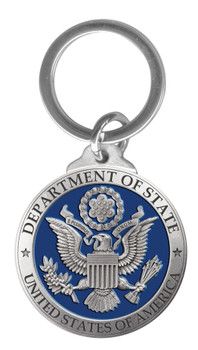 Pewter Key Chain Holder/ DOS logo Pewter Key Chain Holder/ DOS logo