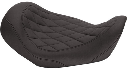 Mustang Wide Tripper Solo Seat for DYNA, Black Diamond Stitch Wide - 76704 Mustang Wide Tripper Solo Seat for DYNA, Black Diamond Stitch Wide - 76704
