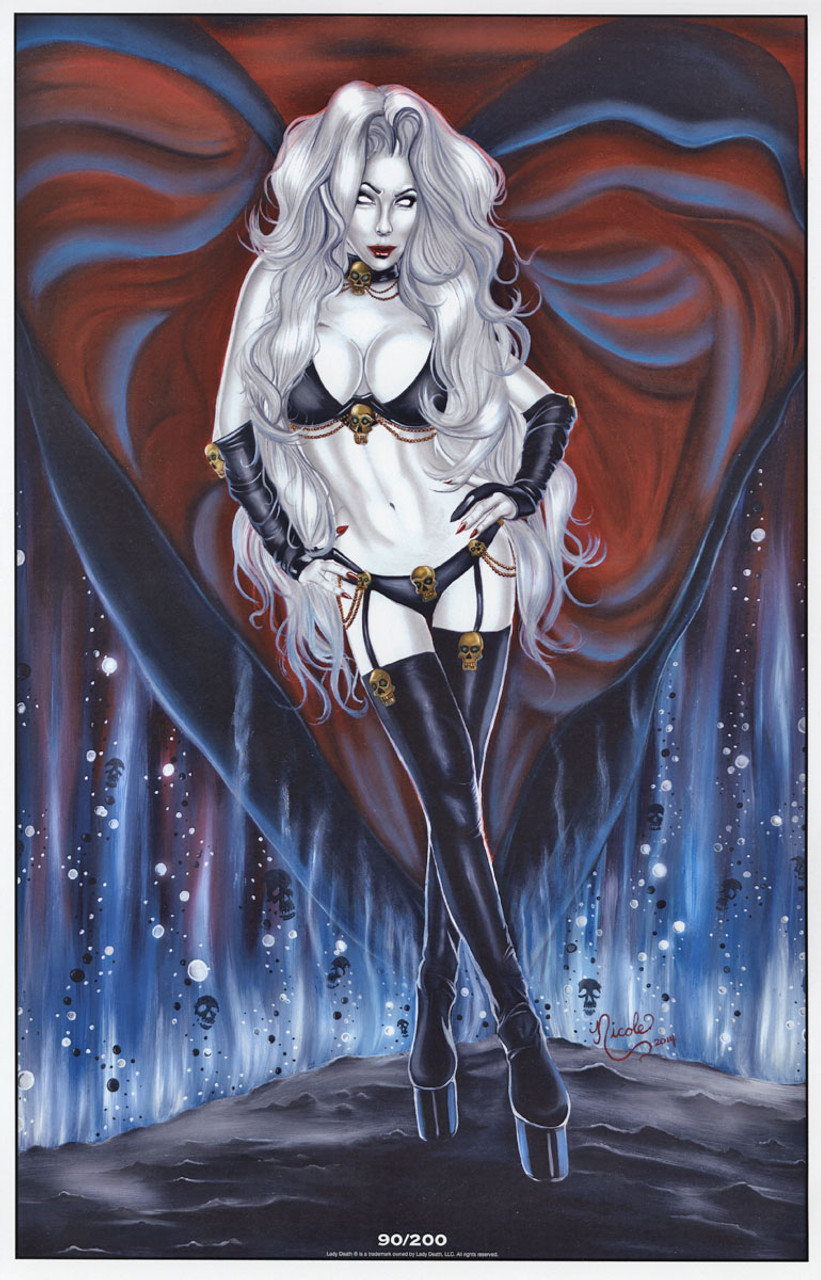 Death Becomes Her 11x17 Lady Limited Edition By Nicole Brune Death Becomes Her 11x17 Lady Limited Edition By Nicole Brune