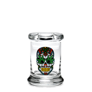 420 Science XS Pop-Top Jar - Skull