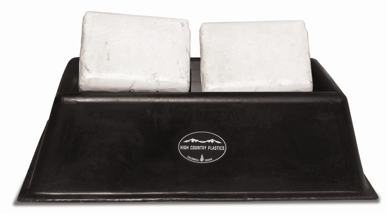 double salt block holder, salt block holder, high country plastics