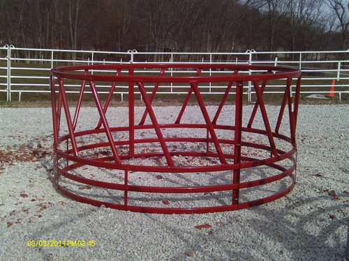 century round bale feeder
