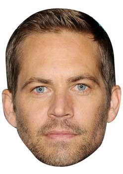 Paul Walker Celebrity Face Mask Paul Walker Celebrity Face Mask