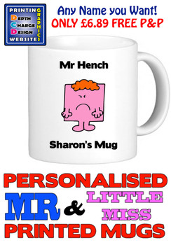 Mr Hench Man Personalised Mug Cup Mr Hench Man Personalised Mug Cup