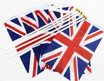 20 Union Jack Flags On Sticks 20 Union Jack Flags On Sticks