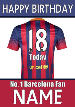 Barcelona Fan Happy Birthday Football Barcelona Fan Happy Birthday Football