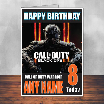 Call Of Duty Shaun 1 Personalised Birthday Card Call Of Duty Shaun 1 Personalised Birthday Card