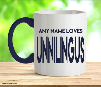 Adult Any Name Loves Cunnilingus Rude Mug Adult Any Name Loves Cunnilingus Rude Mug