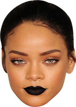 Rihanna Black Lips Tv Stars Face Mask Rihanna Black Lips Tv Stars Face Mask