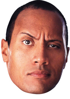 The Rock Celebrity Face Mask The Rock Celebrity Face Mask
